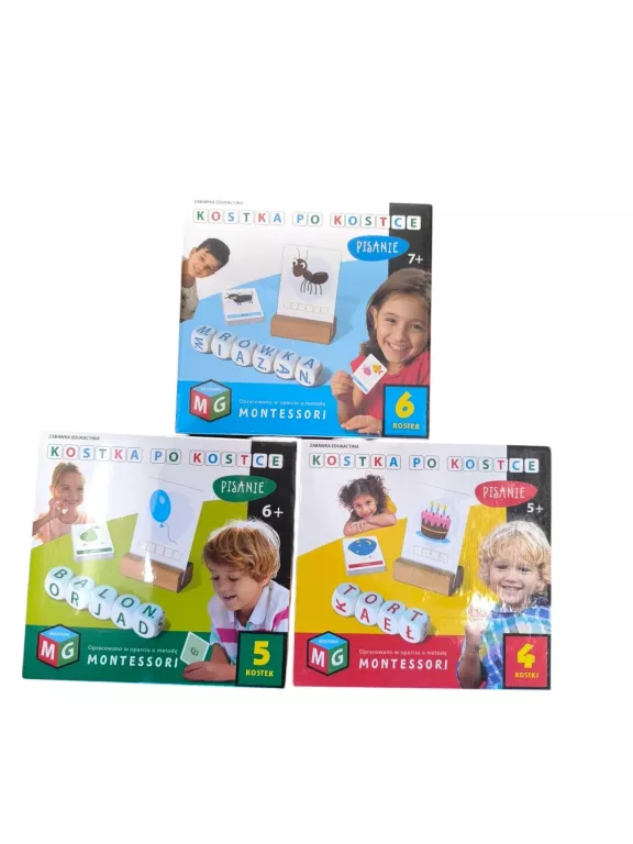 KOSTKA PO KOSTCE. PISANIE 4/5/6 KOSTEK