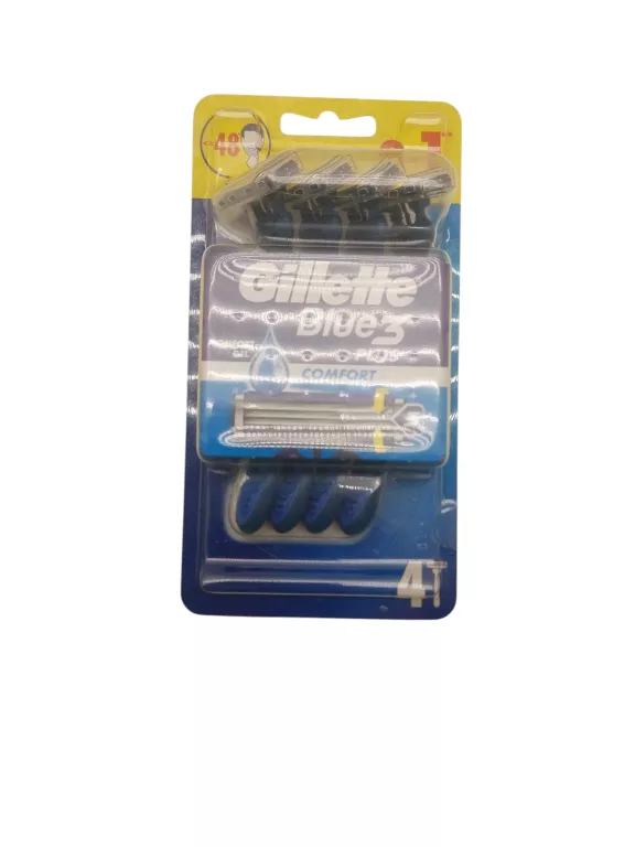 GILLETTE MASZYNKA JEDNORAZOWA BLUE 3 COMFORT 4 SZT
