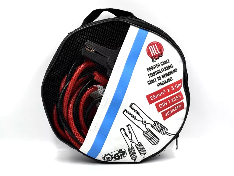 KABLE ROZRUCHOWE 25MM X 3,5M 350A + ETUI