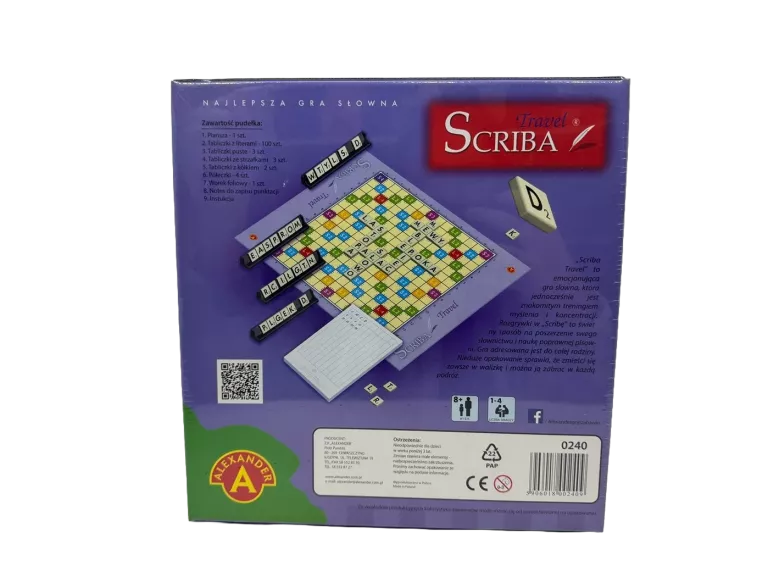 SCRIBA TRAVEL GRA SŁOWNA EDUKACYJNA ALEXANDER
