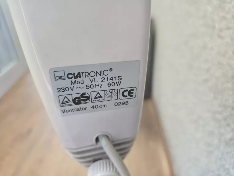 WENTYLATOR STOJĄCY CLATRONIC VL 2141S