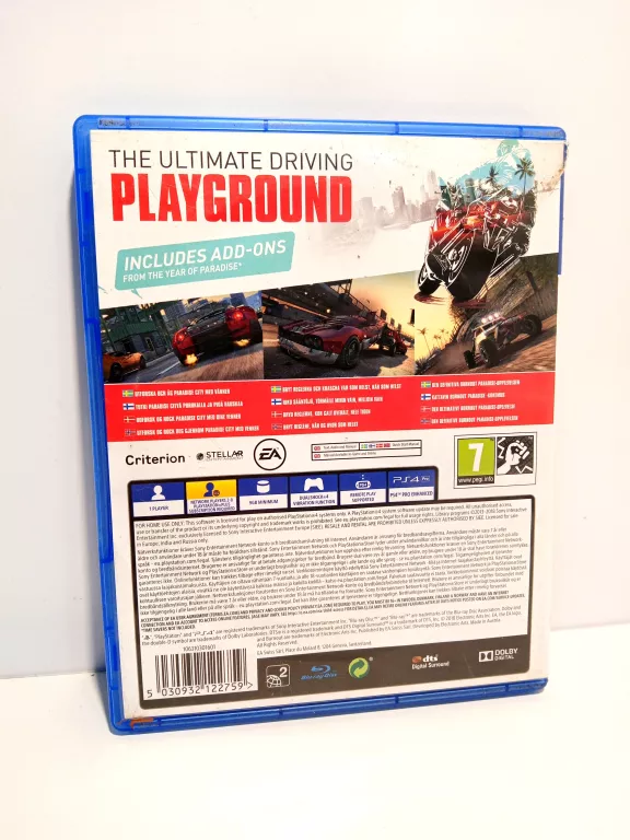 GRA NA PS4 BURNOUT PARADISE REMASTERED