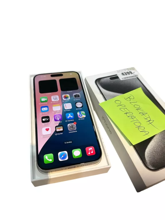 TELEFON IPHONE 15 PRO MAX 512 GB / WIDOCZNE RYSKI /PUDEŁKO BEZ KABLA