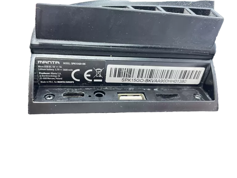 GŁOŚNIK BT MANTA SPK15GO 20W GWARANCJA