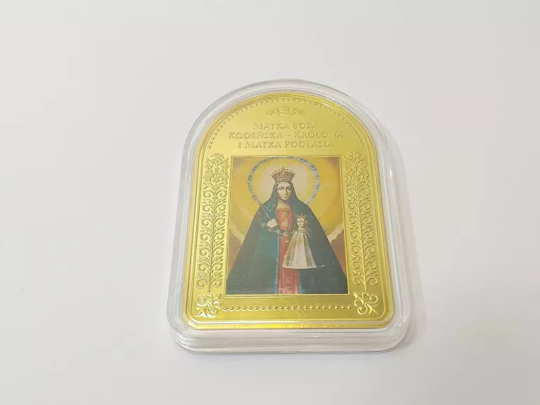 MEDAL NUMIZMAT NAJPIĘKNIEJSZE POLSKIE MADONNY MATKA BOŻA KODEŃSKA + CERT.