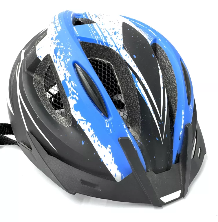 KASK ROWEROWY Z LAMPKA