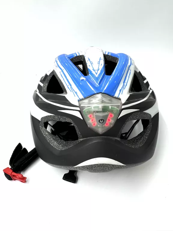 KASK ROWEROWY Z LAMPKA