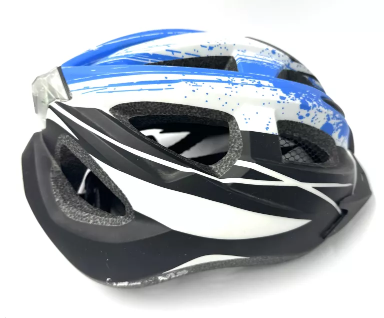 KASK ROWEROWY Z LAMPKA