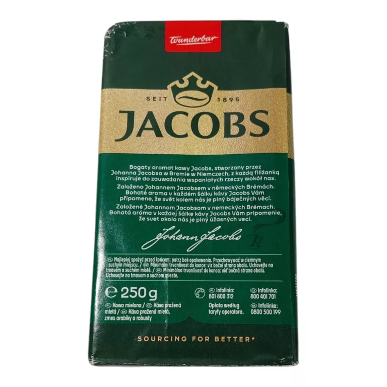 KAWA JACOBS ZIELONA MIELONA