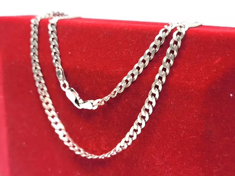 SREBRNY ŁAŃCUSZEK PANCERKA 925 – 6,59 G KLASYCZNA ELEGANCJA