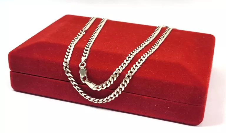 SREBRNY ŁAŃCUSZEK PANCERKA 925 – 6,59 G KLASYCZNA ELEGANCJA