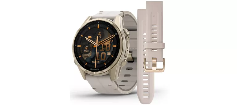 GARMIN FENIX 8 43MM AMOLED SAPPHIRE SOFT GOLD ZŁOTY GARMIN PAY EKG