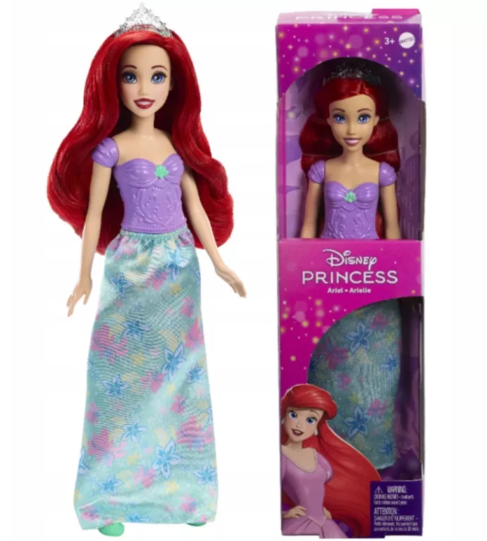 DISNEY PRINCESS LALKA KSIĘŻNICZKA ARIELKA JCY43 MATTEL