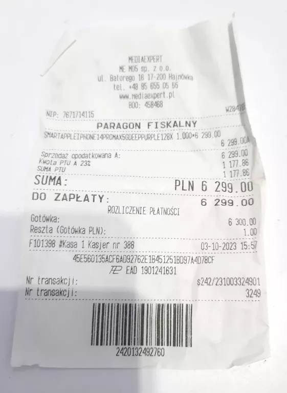 TELEFON IPHONE 14 PRO MAX 128GB 87%