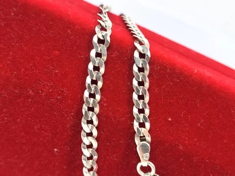 SREBRNY ŁAŃCUSZEK PANCERKA 925 – 6,59 G KLASYCZNA ELEGANCJA