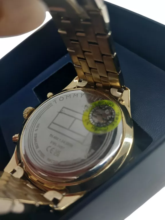 ZEGAREK MĘSKI TOMMY HILFIGER 1791708 TH 400.1.34.2896 ZŁOTY