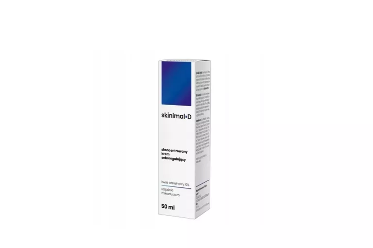 SKINIMAL D, SKONCENTROWANY KREM SEBOREGULUJĄCY, 50 ML 01.2027