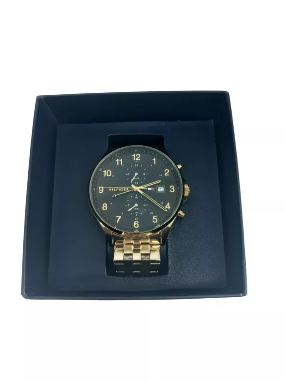 ZEGAREK MĘSKI TOMMY HILFIGER 1791708 TH 400.1.34.2896 ZŁOTY