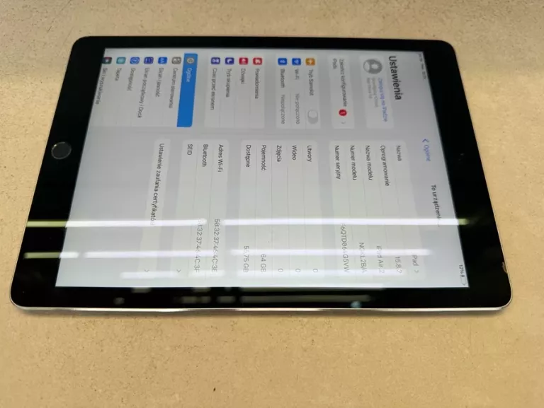 TABLET APPLE IPAD AIR 2 NGKL2B/A 2/64 GB 15.8.2 BATERIA SZYBKO SPADA!