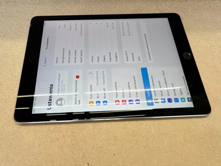 TABLET APPLE IPAD AIR 2 NGKL2B/A 2/64 GB 15.8.2 BATERIA SZYBKO SPADA!