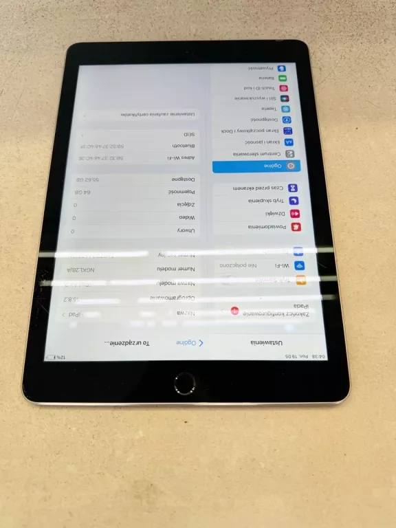 TABLET APPLE IPAD AIR 2 NGKL2B/A 2/64 GB 15.8.2 BATERIA SZYBKO SPADA!
