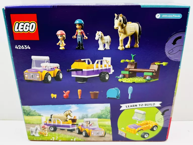 LEGO FRIENDS PRZYCZEPA DLA KONIA I KUCYKA 42634