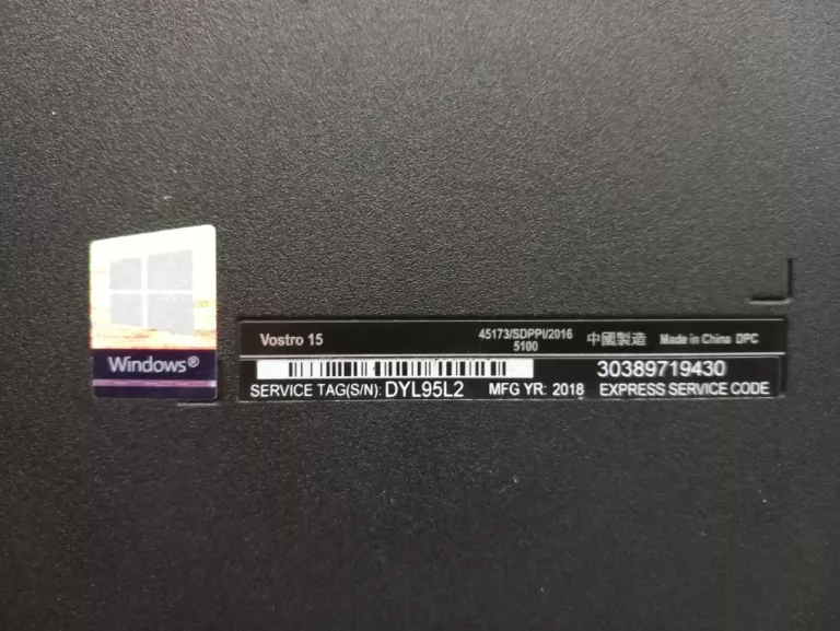 DELL VOSTRO 15 3000 SERIES I5 8GB/500GB WIN 11 PRO