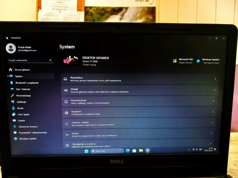 DELL VOSTRO 15 3000 SERIES I5 8GB/500GB WIN 11 PRO