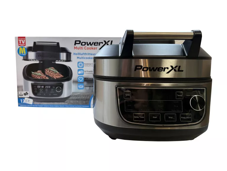 ZESTAW MULTICOOKER POWERXL 12W1 5,7L 1450W AIRFRYER GRILL WIELOFUNKCYJNY