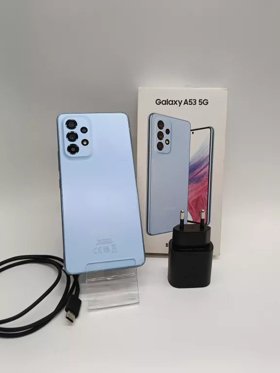 SMARTFON SAMSUNG A53 5G KOMPLET + ŁADOWARKA FAST CHARGE