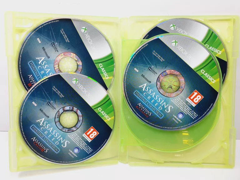 GRA XBOX 360 ASSASSIN'S CREED HERITAGE COLLECTION (BRAK JEDENEJ PŁYTY)