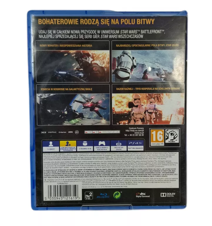 GRA NA PS4 STAR WARS BATTLEFRONT 2