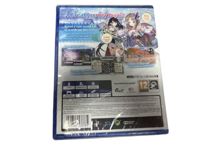 GRA NA PS4 ATELIER FIRIS THE ALCHEMIST AND THE MYSTERIOUS JOURNEY - FOLIA!