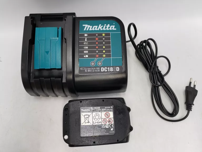 ŁADOWARKA MAKITA DC18SD + AKUMULATOR