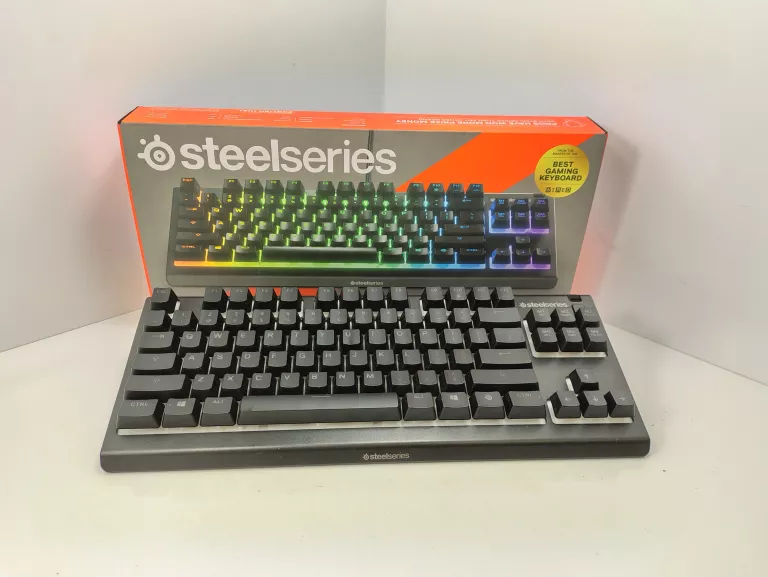KLAWIATURA PRZEWODOWA MEMBRANOWA STEELSERIES APEX 3 TKL US GAMINGOWA RGB