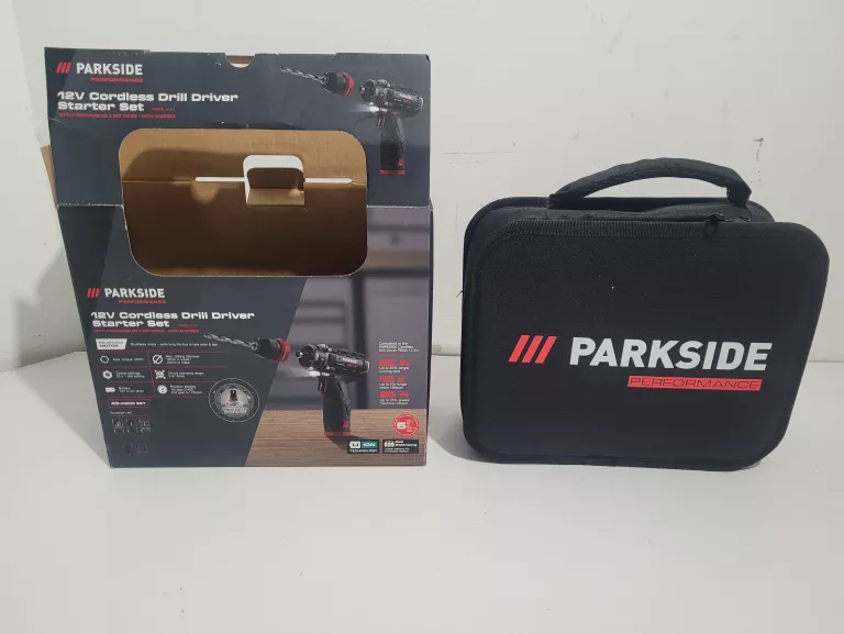 WKRĘTARKA AKUMULATOROWA PARKSIDE MODEL PBSPA 12 E4 ZESTAW JAK NOWY