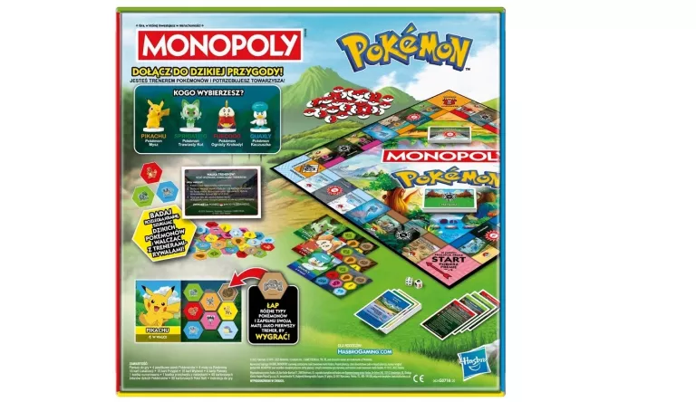 GRA MONOPOLY POKEMON POLSKA WERSJA HASBRO G0716