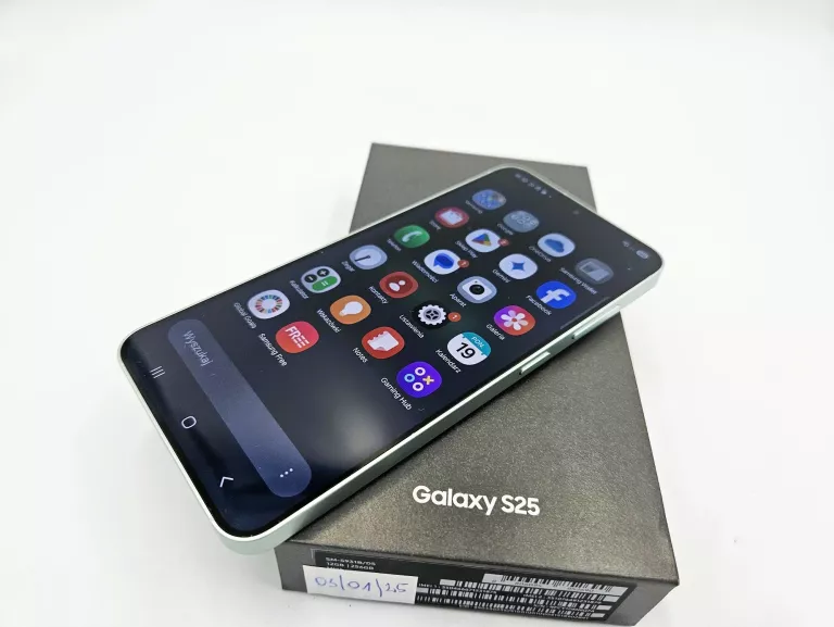 TELEFON SAMSUNG GALAXY S25 SM-S931B/DS 12/256 MINT KOMPLET
