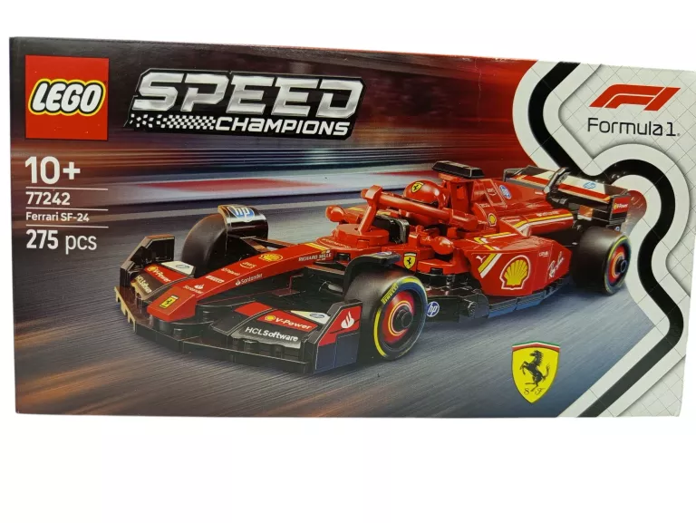 KLOCKI LEGO FORMUŁA 1 77242 CHAMPIONS BOLID F1 FERRARI SF-24