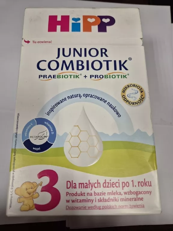 MLEKO HIPP JUNIOR COMBIOTIK 3 550G