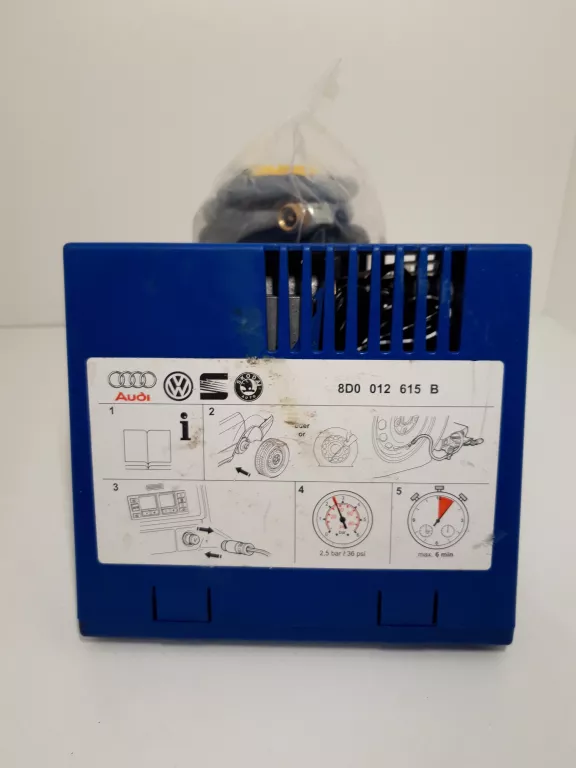 KOMPRESOR + KLEJ DO OPON VW AUDI SEAT SKODA 8D0012615B