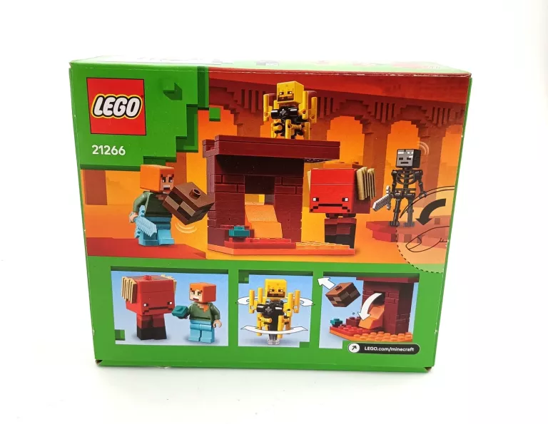 LEGO MINECRAFT BITWA NA MOŚCIE NETHERU 21266