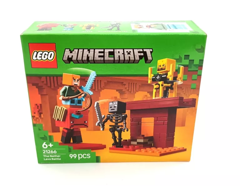 LEGO MINECRAFT BITWA NA MOŚCIE NETHERU 21266