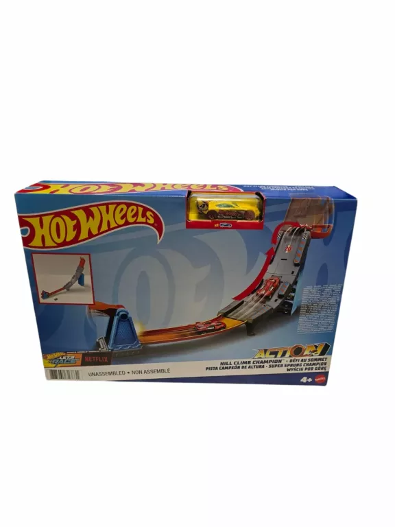 HOT WHEELS ZESTAW TORÓW SZTUCZKI KASKADERSKIE + AUTKO