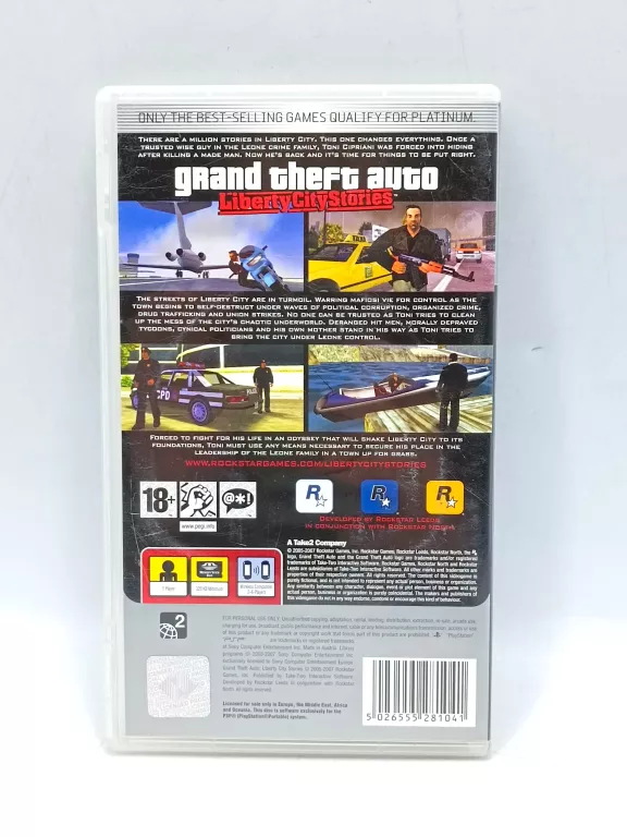 GRAND THEFT AUTO LIBERTY CITY STORIES PSP