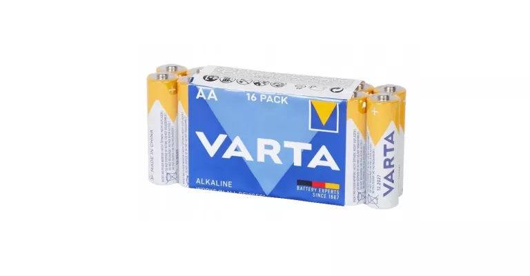 16X BATERIA AA VARTA 1.5V R6 LR6 BATERIE ALKALICZNE PALUSZKI PALUSZEK
