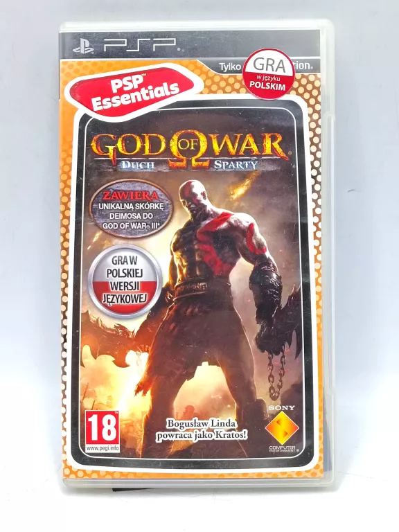 GOD OF WAR DUCH SPARTY GHOST OF SPARTA PSP PL