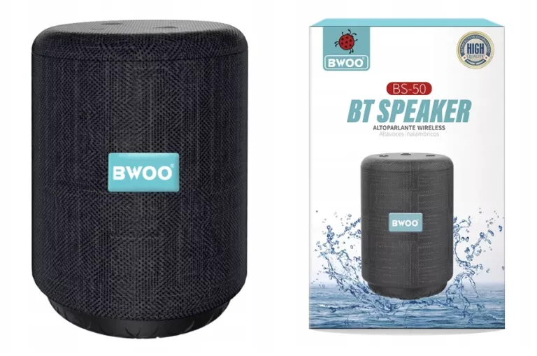 GŁOŚNIK PRZENOŚNY BWOO BS-50 CZARNY 10 W