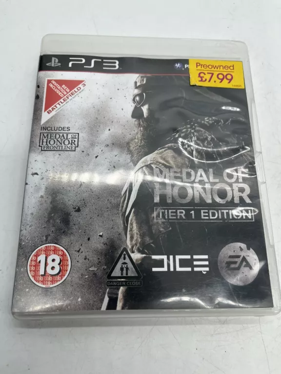 GRA PS3 MEEDAL OF HONOR TIER 1 EDITION