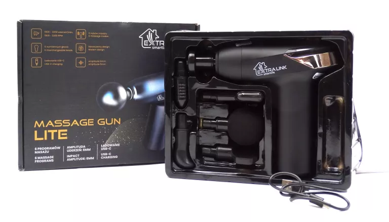 MASAŻER RĘCZNY GUN EXTRALINK GUN LITE